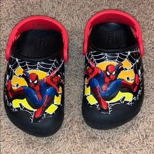 Spiderman crocs size 7